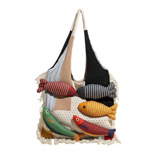 Sac tricoté poisson 3D ultra léger pour en finir avec les sacs lourds