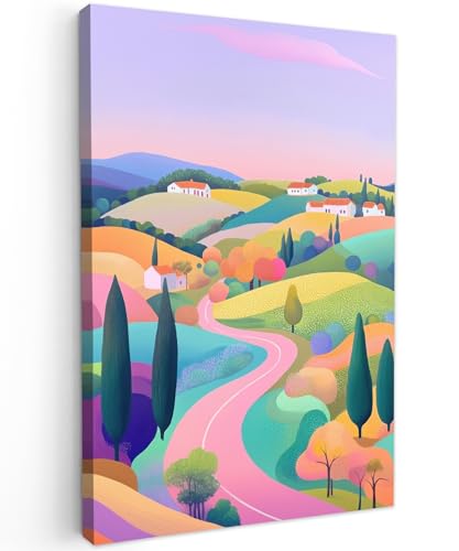 MuchoWow© Impression sur Toile Decoration Murale Peinture 80x120 cm Tableaux Decoratifs Muraux...