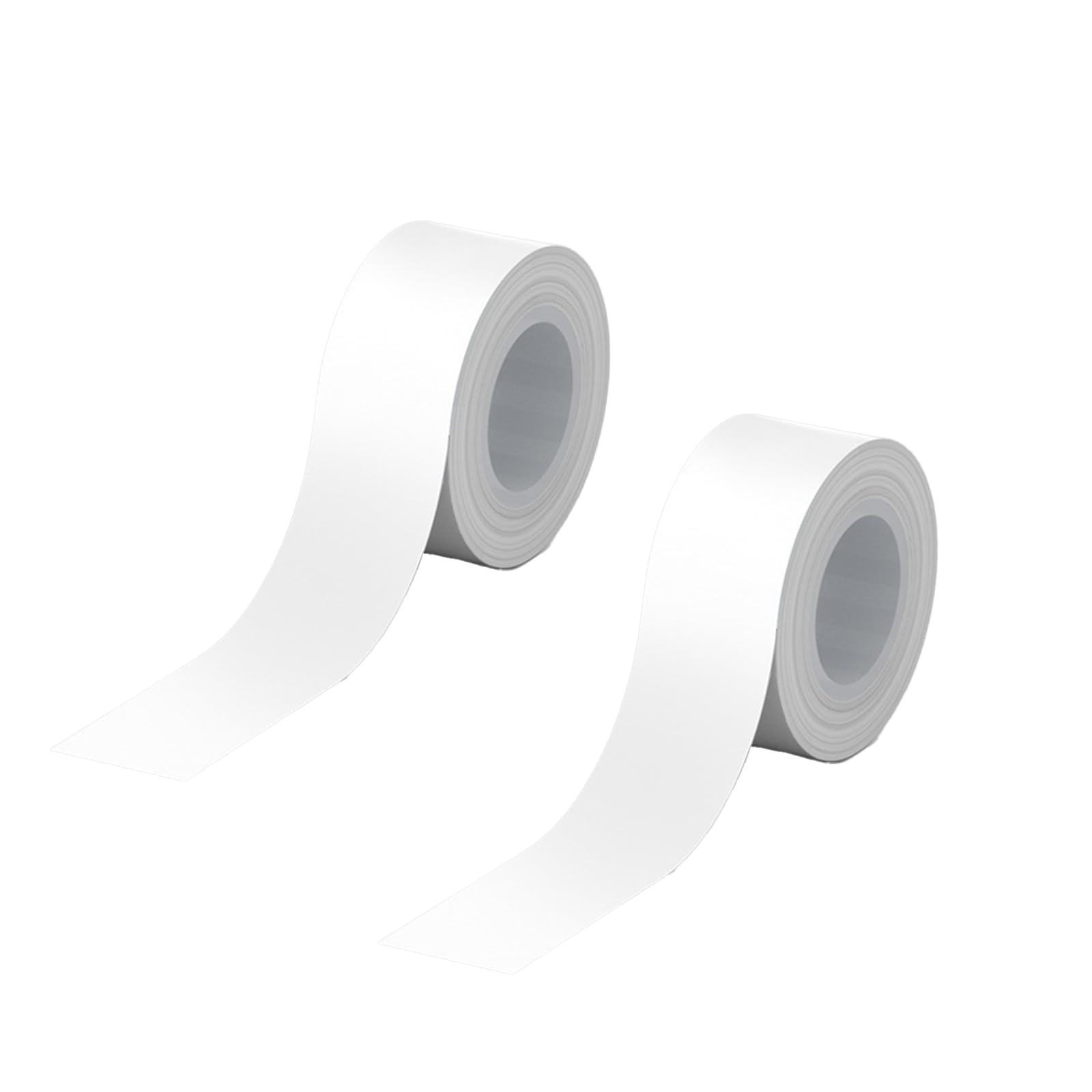 2 Pcs Label Maker Tape, Continuous Laminated Thermal Label Tape Refill, Waterproof Oilproof Durable Auto Detect Labels, for Home Office Business