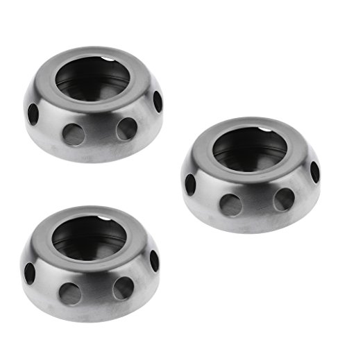 YIJU 3 Unidades de aço Inoxidável Portátil para Acampamento com Queimador de álcool E Fogão a álcool