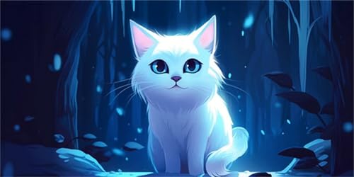 Broderie diamant kit complet blanc 60x120cm idéal comme cadeau créatif
