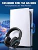 Gvyugke Wireless Gaming Headset for PS5 PS4 PC Switch Mac, 2.4GHz & Bluetooth 5.3 & Wired Gaming Headphones with Noise Cancelling Mic, 7.1 Surround Sound, 70H Playtime, Dynamic LED Lights #1
