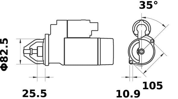 Mahle Eorig Grinding MS 28 Starter