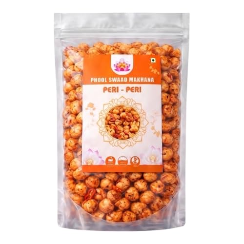 Image of PHOOL SWAAD Peri Peri Roasted Makhana Zesty Spicy Fox Nuts 110GM