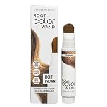 Jerome Russell Root Color Wand in Light Brown| Instant Up To 100% Grey Coverage | Non-Sticky Formula | Long-Lasting Results