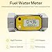 ackacoo 1.5 Inch NPT Digital Turbine Flow Meter Waterproof EMI Protection Electronic Fuel Water Meter Industrial 10.5–74 GPM Flowmeter for Gasoline Diesel Water Kerosene Measures Gallon QTS PTS L m³