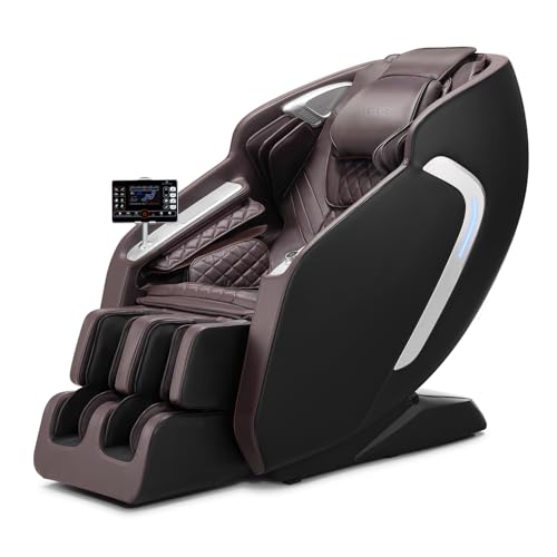 VEVOR Fauteuil de massage avec rail SL, fauteuil relaxation massa...
