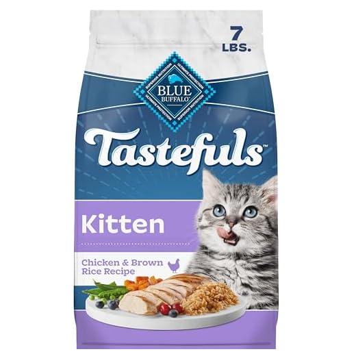 Blue Buffalo Tastefuls Kitten Natural Dry Cat Food, Chicken 7lb bag