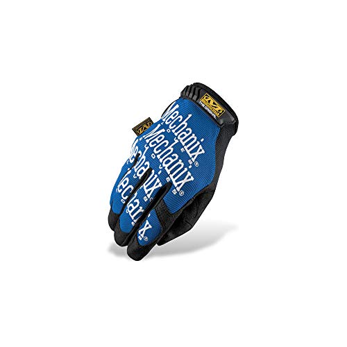 Gants Mechanix Original Bleu XL pour homme avec paume en cuir synthétique robuste