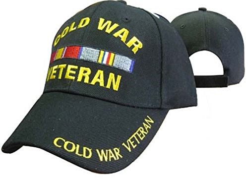 AES Cold War Veteran Vetrans Ribbon 3D Embroidered Baseball Cap Hat (Licensed) Multi