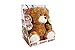 Van Manen- Kids Globe Mini Club Orsetto Sleepy Bobby (Orsacchiotto, Occhi mobili, Rumore di addormentamento, Tessuto Super Morbido), Colore Marrone, 660429