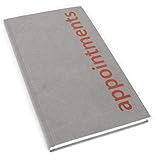 Agenda Appointment Book 3 Column Assistant Grey