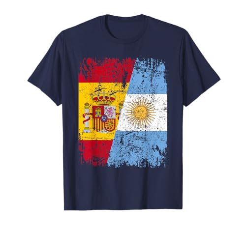 Camiseta Bandera Argentina España Camiseta