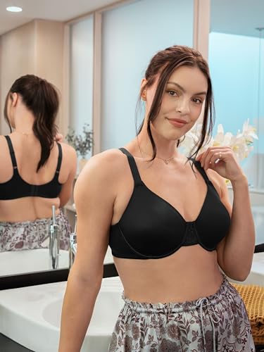 Image of Vanity Fair Women's Beauty Back Smoothing Minimizer Bra, Minimizes Bust Line up to 1.5 inch, Non Padded Cups up to H