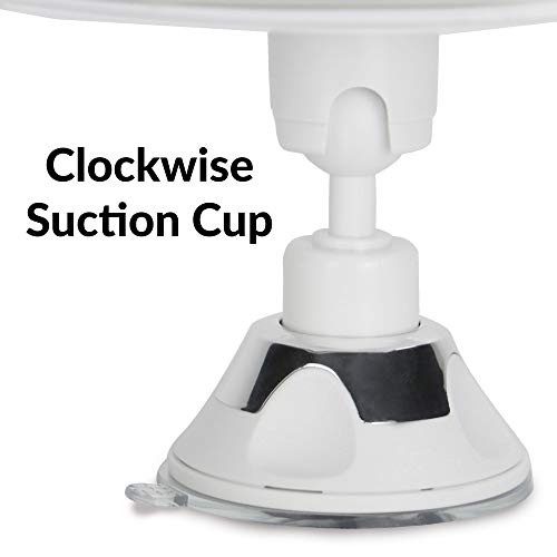 Fogless Suction Mirror | Portable x3 Magnification Bathroom Mirror | Lock Suction-Cup | Fog-Free, Shatterproof & Swivel Wall Mirror | Pukkr