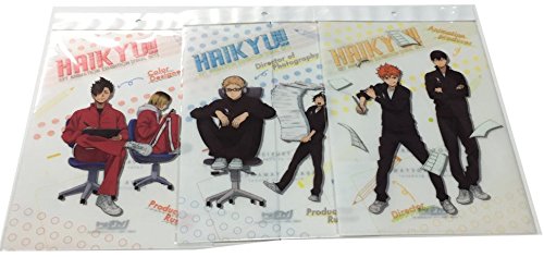 Amazon.co.jp: ハイキュー アニメ原画展 ファイナルセット ポケット付
