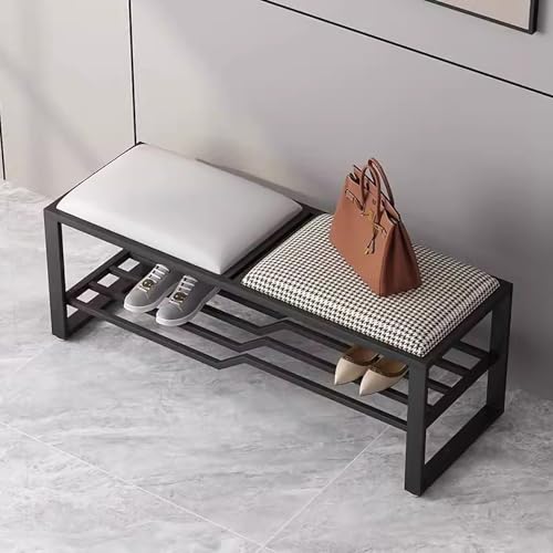 Banc à chaussures à 3 niveaux pour optimiser les petits espaces - 5