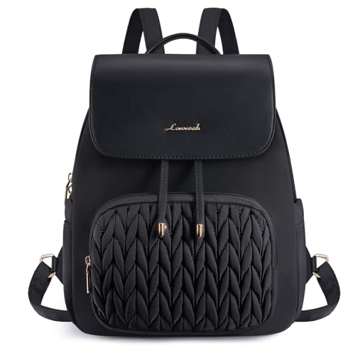 Image of LOVEVOOK Mini Backpack for Women, Small Backpack Purse for Travel Work Cute Backpack Daypack With Anti-theft Pocket Mini Bag for Daily College Shopping, Black