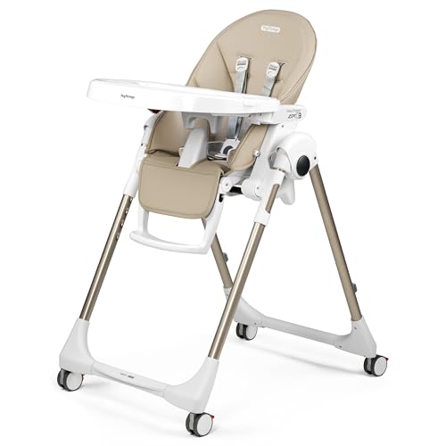 Image of Peg Perego Prima Pappa Zero 3 - High Chair - for Children Newborn to 3 Years of Age - Made in Italy - Astral (Beige)