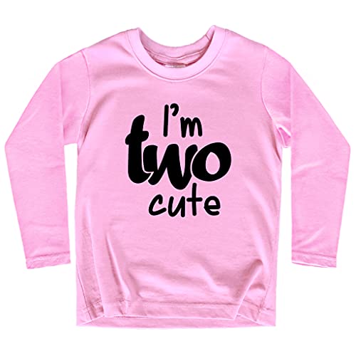 Image of 2nd Birthday Outfits for Toddler Girls im Two Cute Shirt Girl 2 Years Old Second Birthday