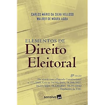 Capa do livro Elementos de direito eleitoral - 8ª edição 2023