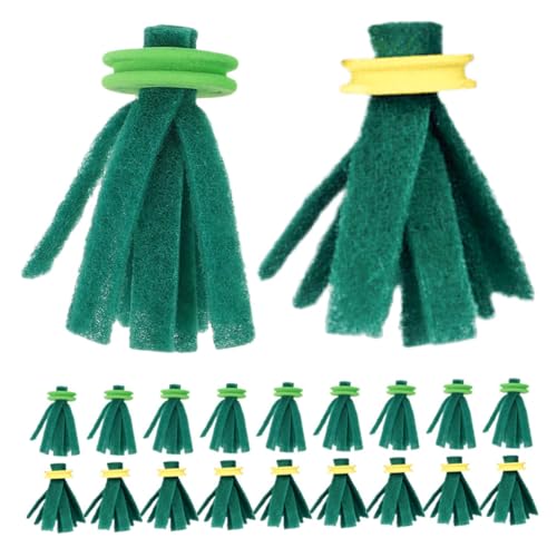 GANAZONO 30個 魚産卵モップ 浮遊式アクアリウム用魚卵収集器 ベタ メダカ グッピー対応 高精卵採取 繁殖促進 軽量コンパクト