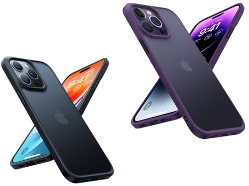 TORRAS Black&Purple Shockproof Case