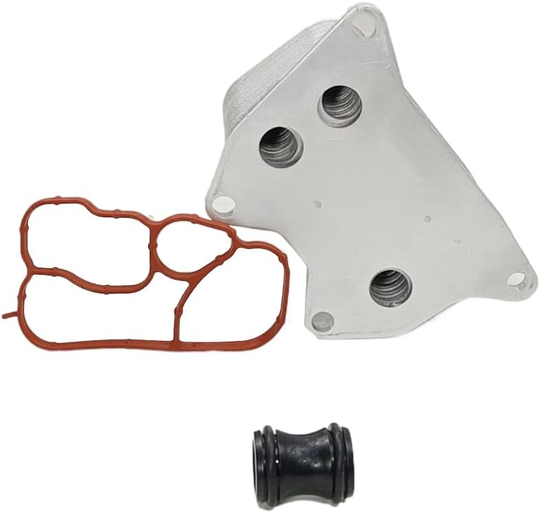 Engine Oil Cooler with Gasket Kit Replacement for Volkswagen Tiguan Passat #06K 117 021 B