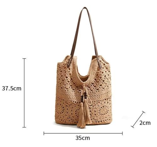 Bolso Bohemia de crochet para mujer verano 2026 miniatura 7