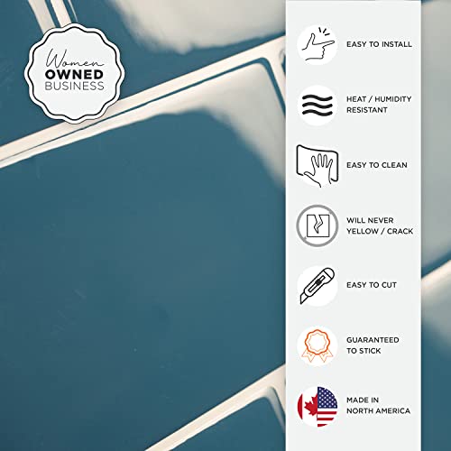 Smart Tiles Peel And Stick Backsplash - 4 Sheets Of 11.56" X 8.38" - 3D Adhesive Peel And Stick Tile Backsplash For Kitchen, Bathroom, Wall Tile #TOP2