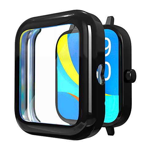 Image of Sounce Protective Case Cover Compatible Zebronics DRIP Protective Case PET HD Clear Ultra-Thin Cover with Unbreakable Screen Guard - (Black)