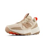 New Balance Women's Dynasoft Tektrel V1 Suede Trail Running Shoe, Bisque/Flat Taupe/Urgent Red, 9.5 Wide