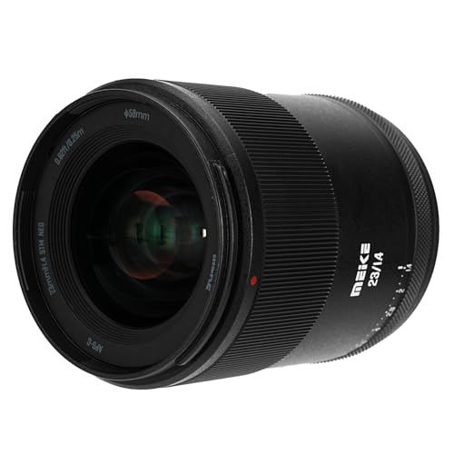 Image of Meike 23mm F1.4 AF Lens for Sony E-Mount APS-C Cameras, Wide Angle | Ultra Wide Angle, low-light capability, fast STM autofocus and sharp image quality for Sony E Mount Cameras ZV-E10 FX30
