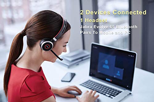 Jabra Evolve 65 Casque Bluetooth USB Bundle | Bonus – Premium Micro Coussins Inclus | NFC | Windows PC, Mac, Smartphone… - Les Beatles, Paul McCartney, John Lennon, RIngo Starr, George Harrison Jabra Evolve 65 Casque Bluetooth USB Bundle | Bonus - Premium Micro Coussins Inclus | NFC | Windows PC, Mac, Smartphone… – Image 5