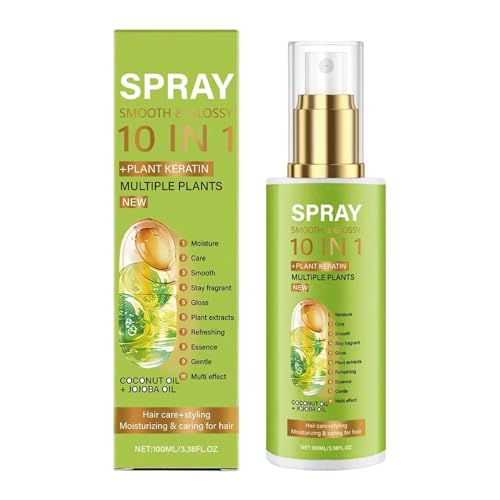 Hair Spray, Volume Thickener, Natural Nourishing Styling Mist, Lightweight Texture Booster Solution, Root Lift Care Accessory for Fine Dry Damaged Frizzy Sensitive All Types