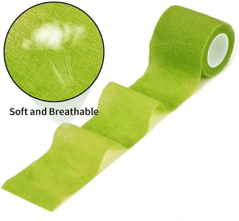 Sagafly 6Pcs Pet Vet Wrap Cohesive Bandages for Dogs Cats Horse Self Adherent Bandage for Wrist Ankle Self Adhesive Cohesive Dog Bandage Non-Woven Elastic Bandage Tape 5cm x 4.5m