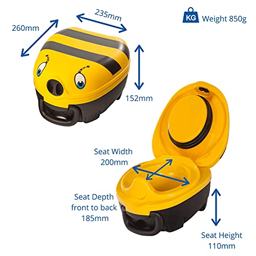 MyCarryPotty Unisex – Baby's My Little Trainer Seat Dino MCP-cat, meerkleurig, één maat - Afbeelding 4