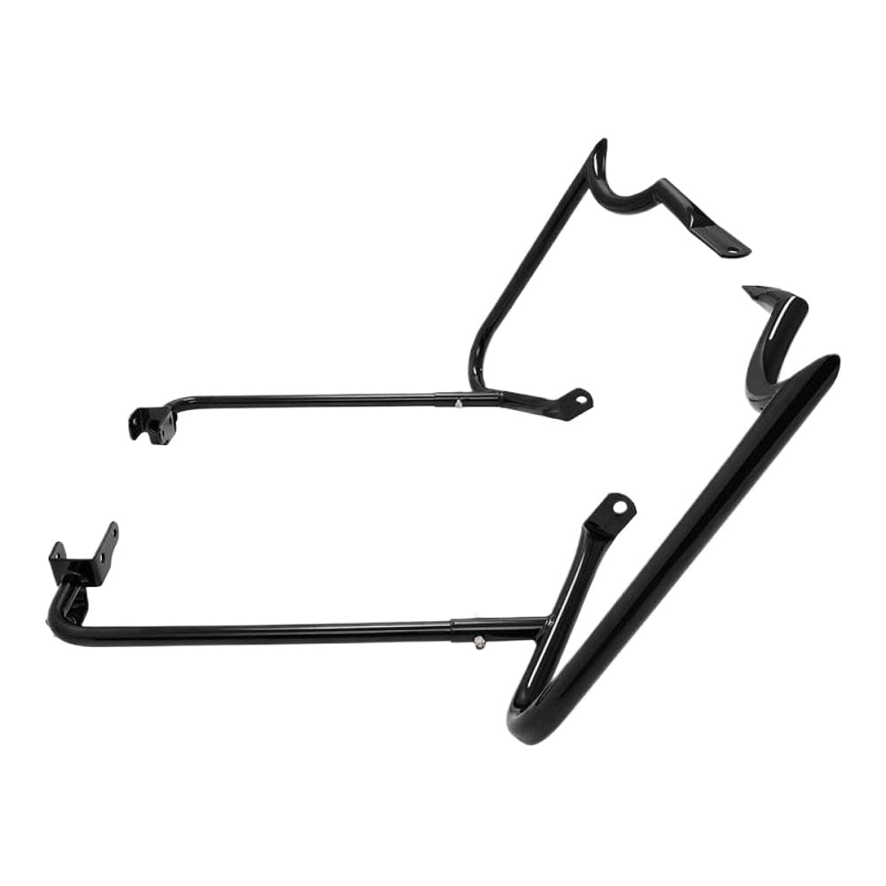 Motorcycle Saddlebag Bracket Guard Bar Compatible with Touring Electra Street 2014-2024 Support Bar(Black)