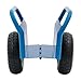 Heavy Duty Panel Dolly, 617.29lbs Capacity, Foldable All-Terrain Slab Dolly with 2 Rubber Tires, Adjustable Clamp Panel Cart for Warehouses, Factories (Blue)