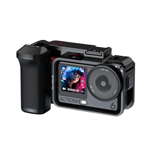 DJI Action 6�p�O���b�v�L�b�g (�P�[�W�t��)�A�n���h���z���_�[�o���h���g���}�E���g�A�V���b�^�[�{�^���t���A�N�C�b�N�����[�X�A�_�v�^�[�ADJI Osmo Action 6�A�N�Z�T���[�p�R�[���h�V���[�B