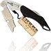 Wine Key - Professional Double Hinged Bottle Opener - Waiters Corkscrew That Opens 1 Million Vino Bottles (1, Black)