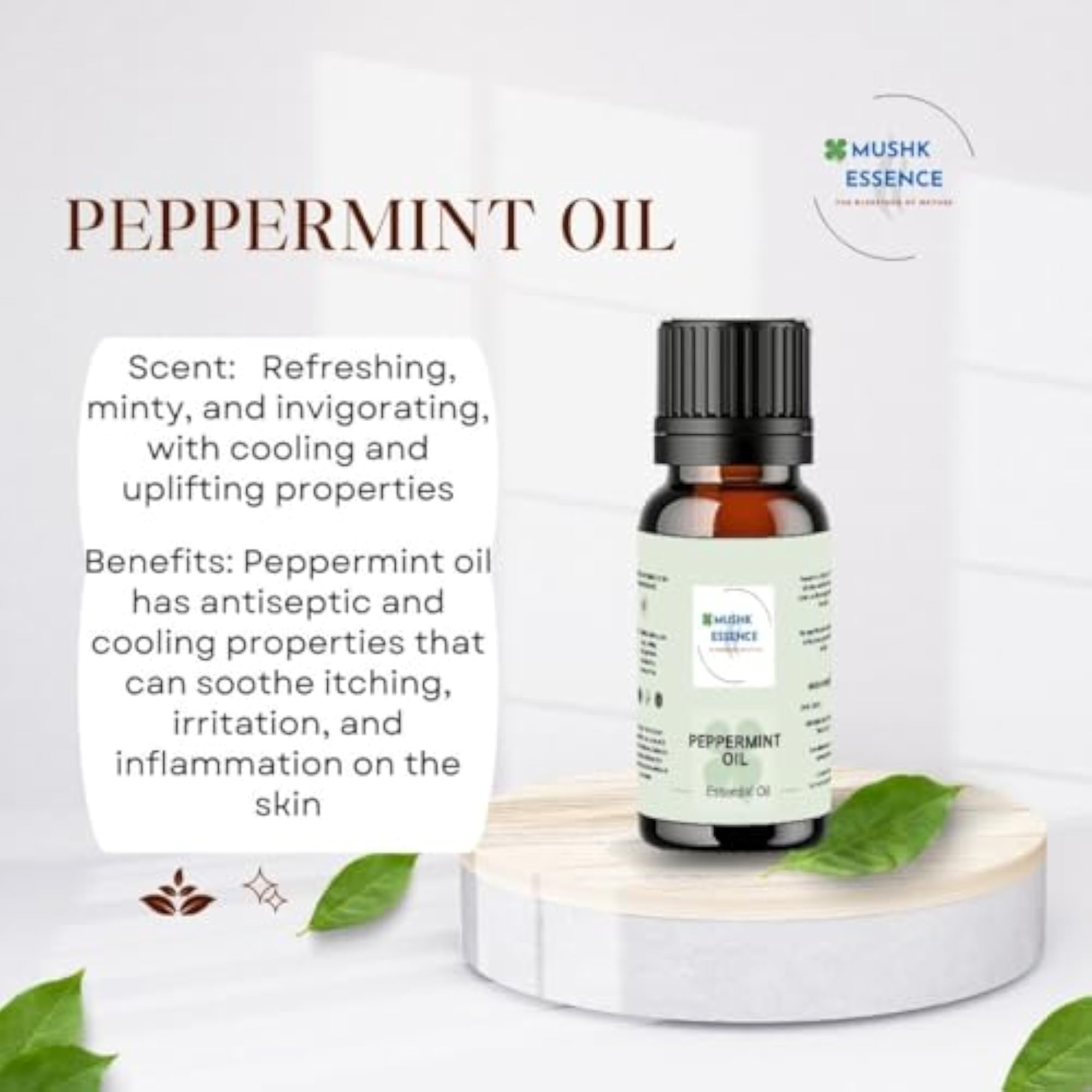Peppermint Essence for Aromatherapy 15 ml