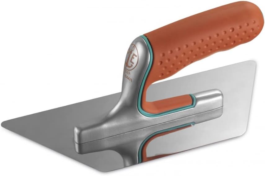 844/A Pavan Stainless Steel Trapezoidal Trowel 240x100x0.6mm