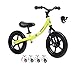 TheCroco Lightweight Balance Bike for Toddlers and Kidsâ€¦ (Light Green, Basic Model (Steel))