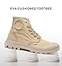 Palladium Men's Pampa Hi Boot, Vegan Canvas Lace Up Boot, Sahara/Safari, 11 M