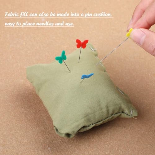 Image of LOKUNN Pillow, 300g /10.6oz Polyester Fiber Fill, Soft Fluffy Stuffing for Stuffed Animals /DIY Crafts, High Resilience, Round, White, 10.6 Ounce (Pack of 1)