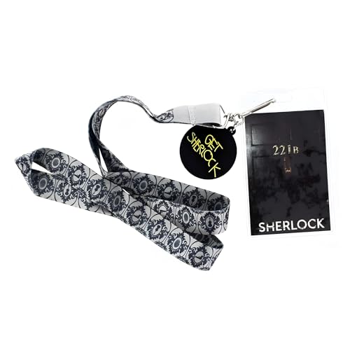 Sherlock Holmes 221B with 2D Get Sherlocked Lanyard Charm