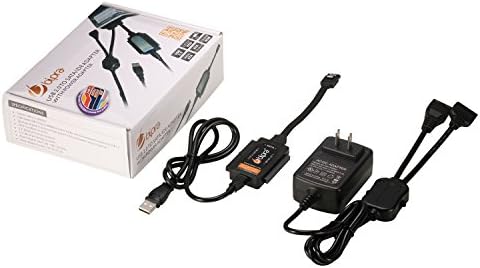 BIPRA USB 2.0 to SATA/IDE Adapter Kit with Power Adapter for 2.5/3.5/5.25 Inch SATA or IDE Drive