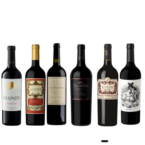 Super Combo 12 Vinhos Tintos = La Linda Malbec + Alamos Malbec + Dv Catena Cabernet Malbec + Trumpet
