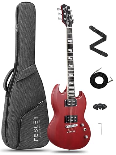 Fesley Full Size Solid Body Electric Guitar Kit